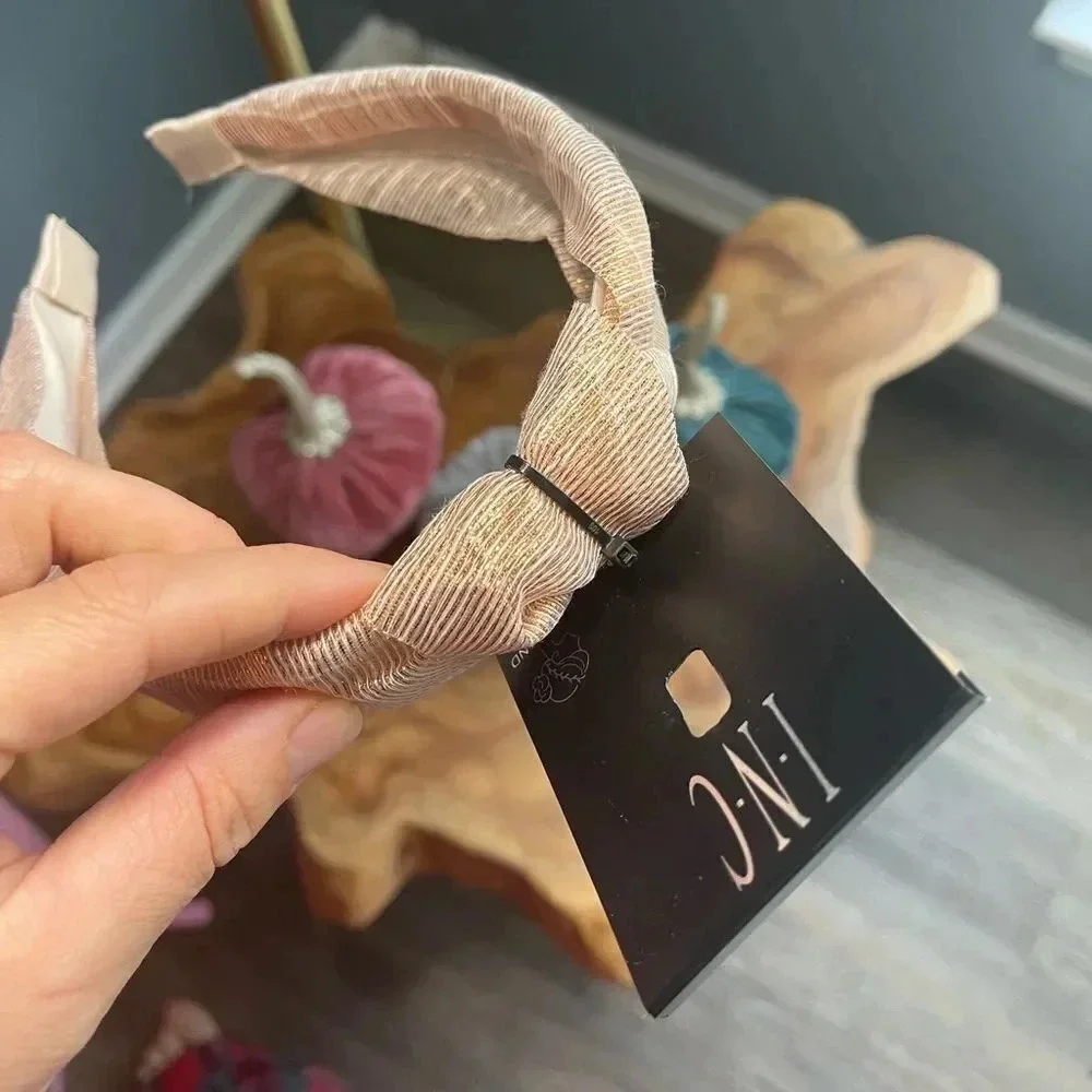 Metallic Knotted International Concepts Headband NWT